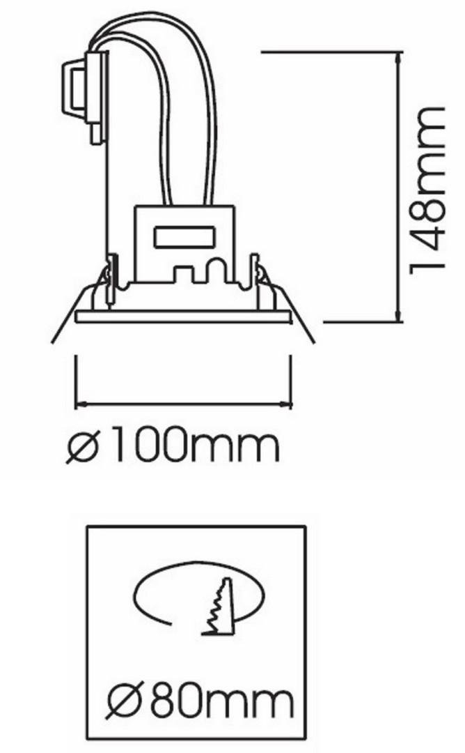 Obrázek produktu Deko-Light stropní vestavné svítidlo Deneb 230V GU10 1x max. 50W stříbrná - LIGHT IMPRESSIONS 5 Obrázek produktu Deko-Light stropní vestavné svítidlo Deneb 230V GU10 1x max. 50W stříbrná - LIGHT IMPRESSIONS 5