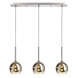 Obrázek pro produkt Deko-Light závěsné svítidlo Baa 230V G9 3x max. 28W stříbrná - DEKOLIGHT
