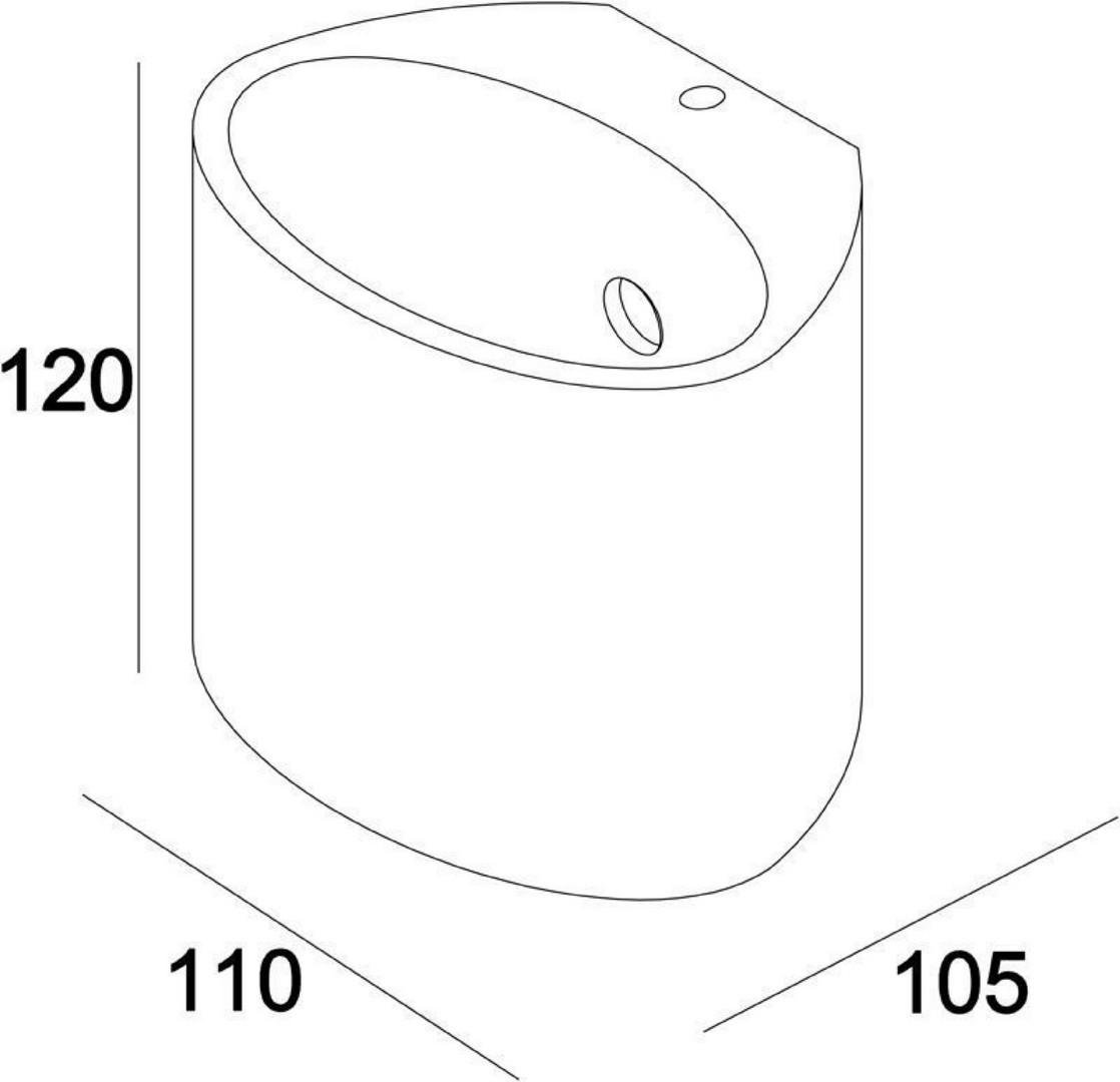 IMPR 341175 Deko-Light nástěnné přisazené svítidlo Sabik 230V G9 1x max. 25W 110 mm šedá (obrázek 3)