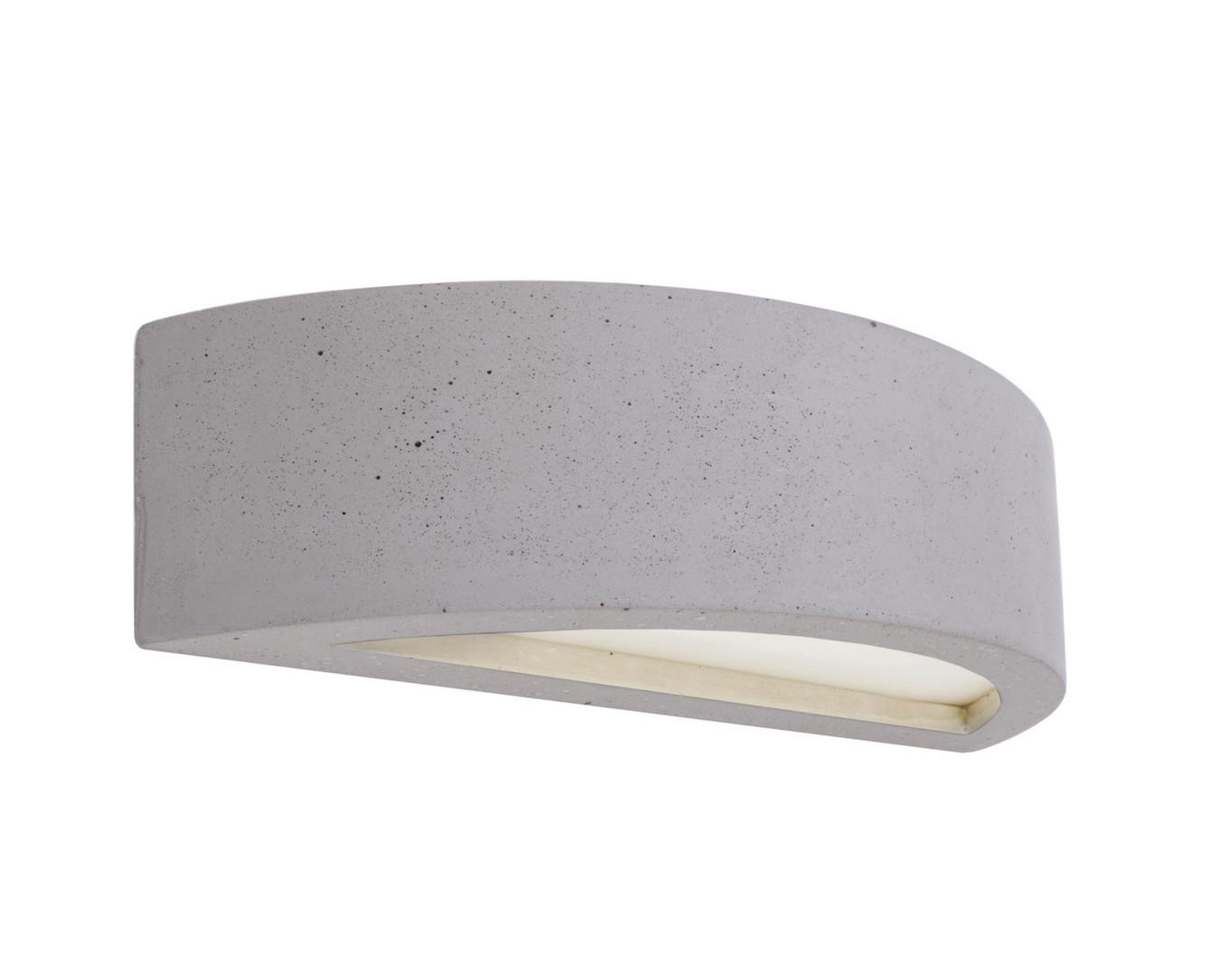 IMPR 341178 Deko-Light nástěnné přisazené svítidlo Sarin 230V E14 1x max. 25W 300 mm šedá - LIGHT IMPRESSIONS
