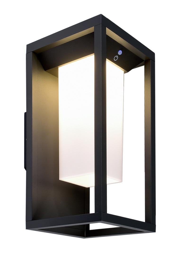 IMPR 731122 Deko-Light nástěnné přisazené svítidlo Samas Solar 3,7V DC 2,20 W 3000 K 130 lm 154 mm tmavě šedá - LIGHT IMPRESSIONS