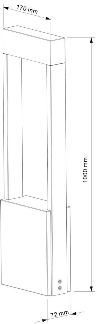 IMPR 733045 Deko-Light stojací svítidlo Chertan 1000 100-277V 13W 3000 K 640 lm 170 mm tmavě šedá (obrázek 10)