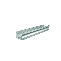 Obrázek pro produkt Reprofil U-profil vysoký AU-02-20 stříbrná elox 3000 mm - DEKOLIGHT