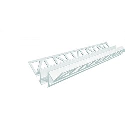 Obrázek pro produkt Reprofil dlaždicový profil roh vnitřní EV-01-12 bílá lakovaná 2500 mm - DEKOLIGHT