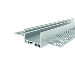 Obrázek pro produkt Reprofil sádrokartonový-profil stěna-strop EU-01-36 stříbrná přírodní 3000 mm - DEKOLIGHT