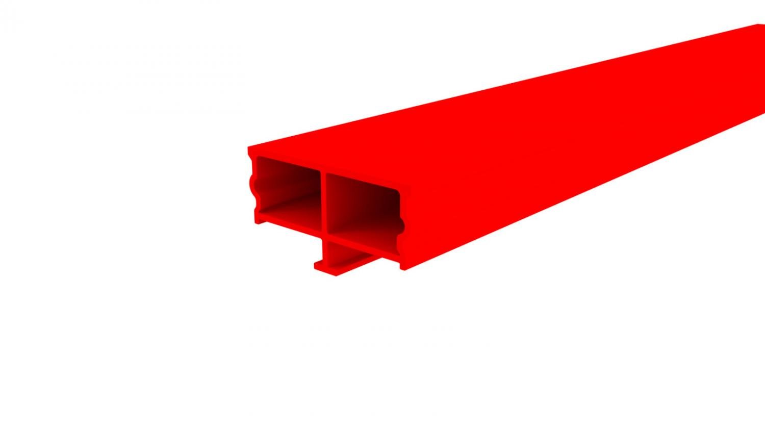 IMPR 985605 Reprofil kryt Dummy červená 3000 mm - LIGHT IMPRESSIONS