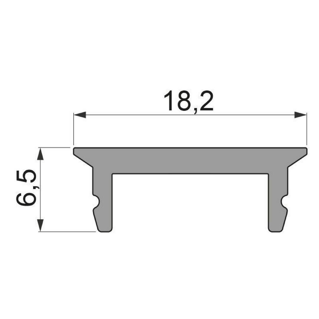 IMPR 983091 Reprofil kryt P-10-12 bílá mléčná 40% průhlednost 3000 mm - DEKOLIGHT (obrázek 3)