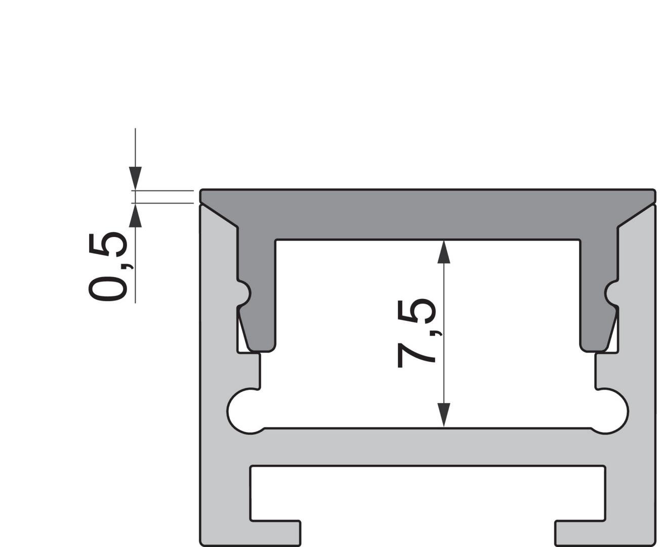 IMPR 980020 Reprofil koncovka P-AU-10-12 sada 2 ks stříbrná elox 18,2 mm - DEKOLIGHT (obrázek 2)