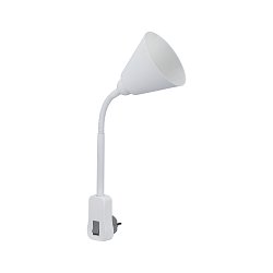 Obrázek pro produkt Svítidlo do zásuvky Junus Flexarm E14 bílá vypínač na lampě - PAULMANN