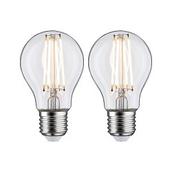 Obrázek pro produkt LED žárovka 7 W E27 čirá teplá bílá 2ks-sada - PAULMANN