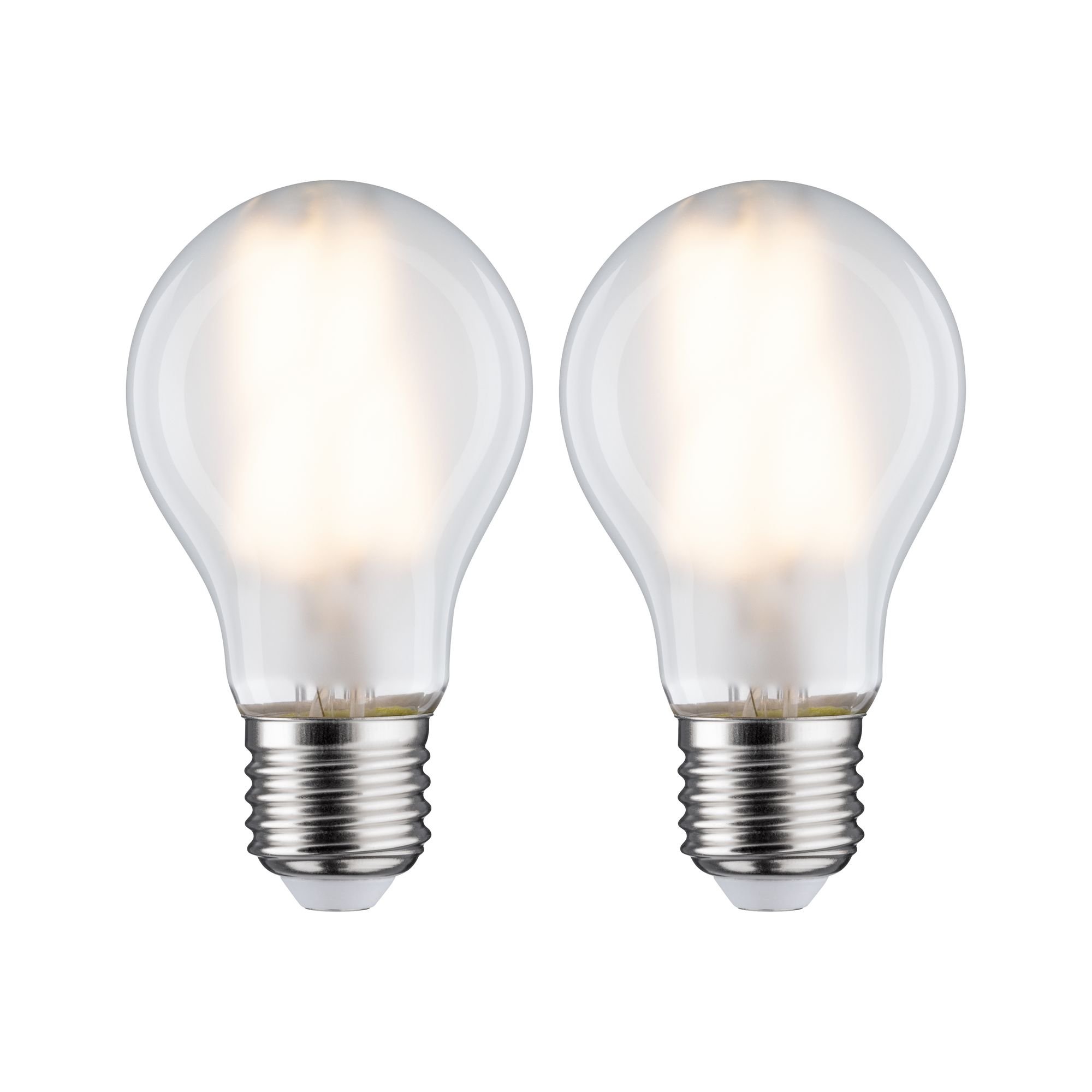 P 28642 LED žárovka 7 W E27 mat teplá bílá 2ks-sada - PAULMANN