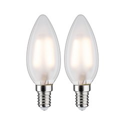 Obrázek pro produkt LED svíčka 3 W E14 mat teplá bílá 2ks-sada - PAULMANN