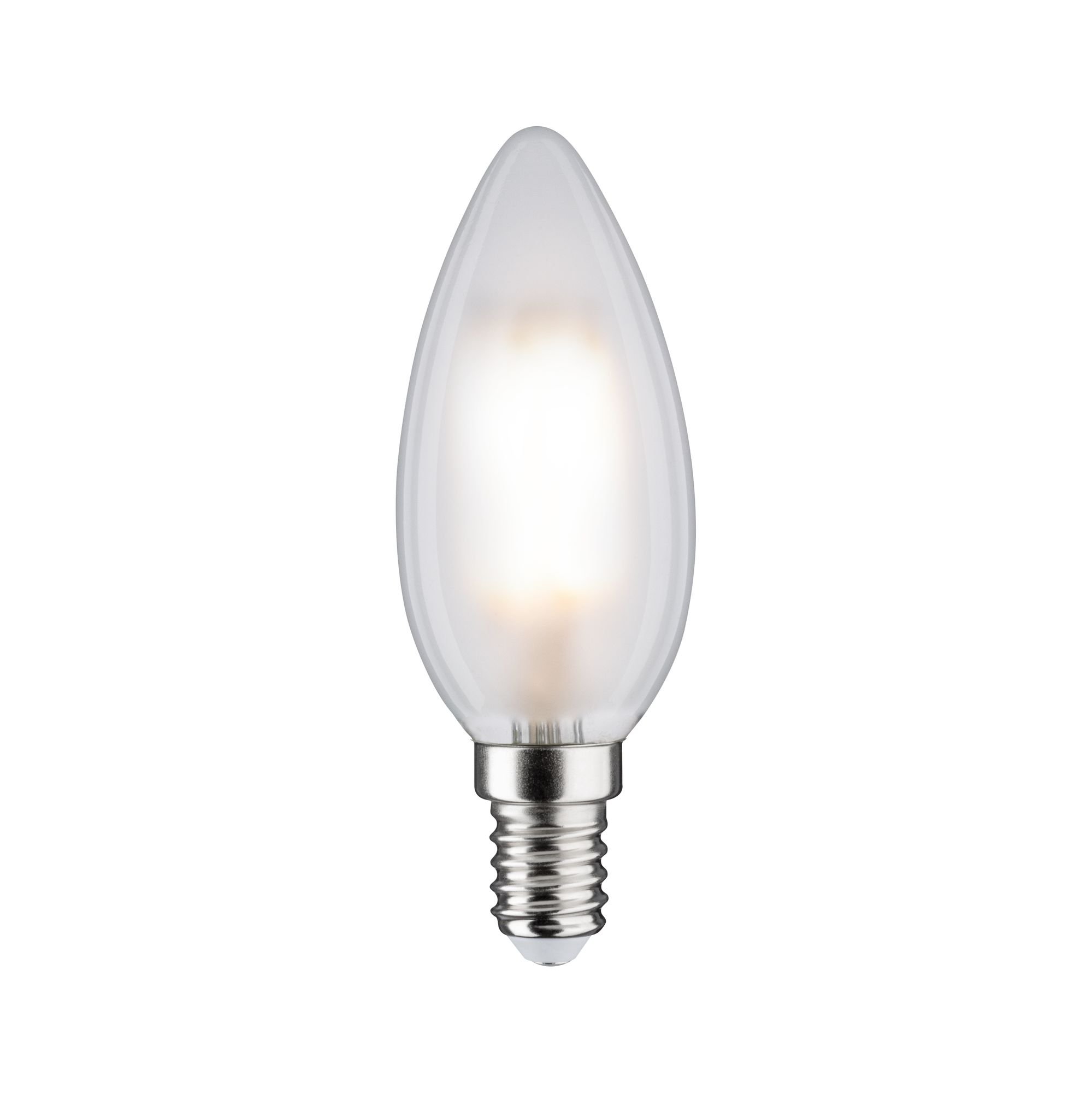 P 28637 LED svíčka 5 W E14 mat teplá bílá 2ks-sada - PAULMANN