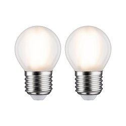 Obrázek pro produkt LED kapka 5 W E27 mat teplá bílá 2ks-sada - PAULMANN