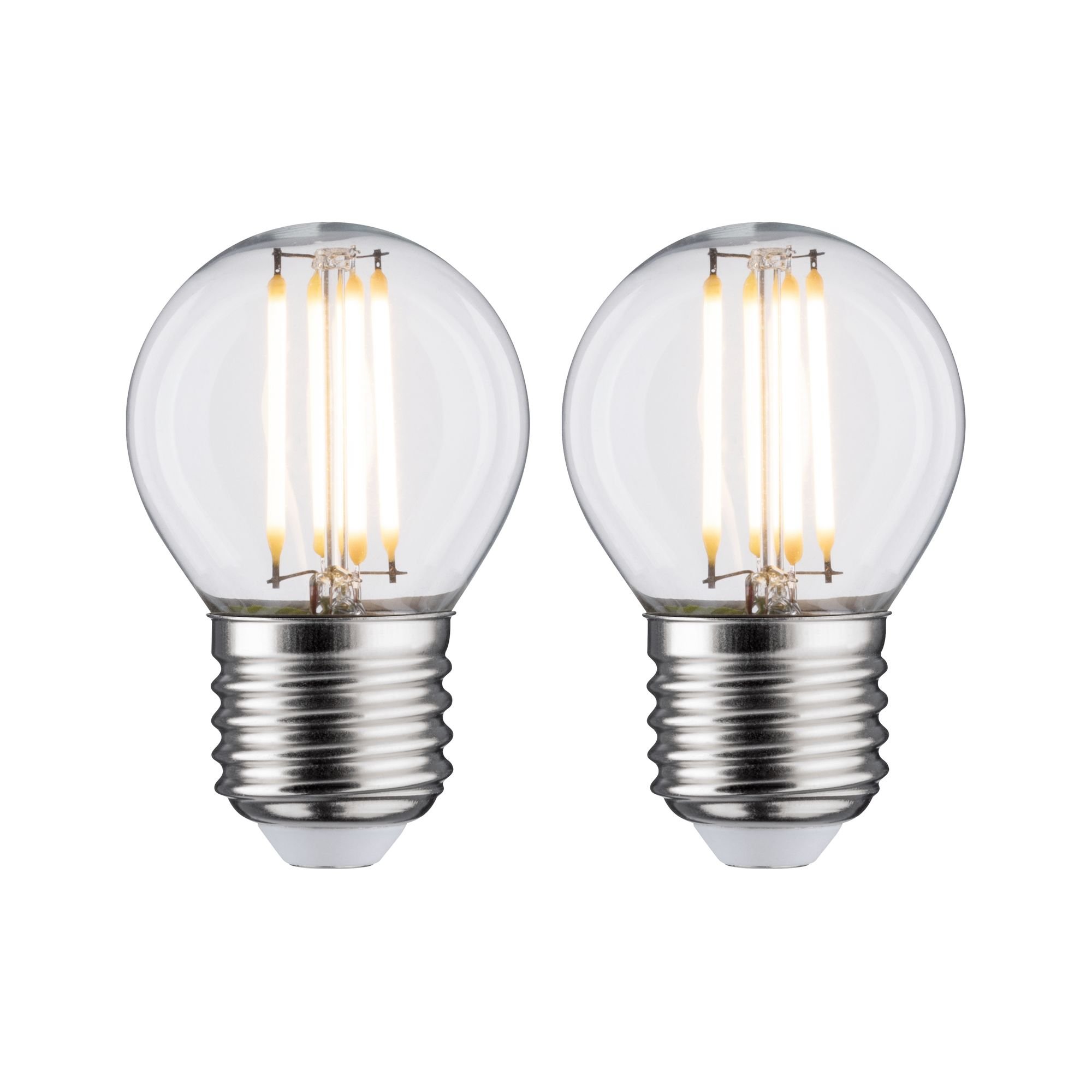 Paulmann LED kapka 5 W E27 čirá teplá bílá 2ks-sada