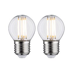 Obrázek pro produkt LED kapka 5 W E27 čirá teplá bílá 2ks-sada - PAULMANN