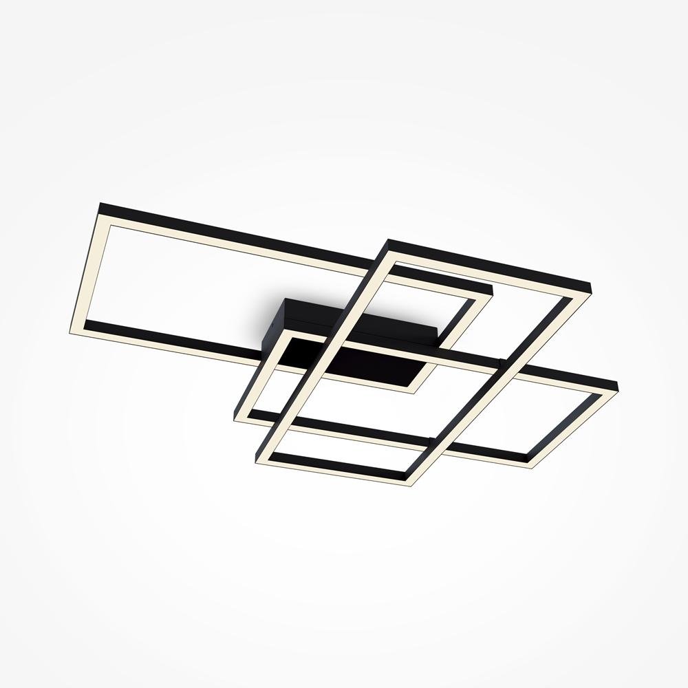 M MOD015CL-L80B Stropní svítidlo Line 3000K 80W teplá bílá 5000lm černý kov/akrylát designové - MAYTONI