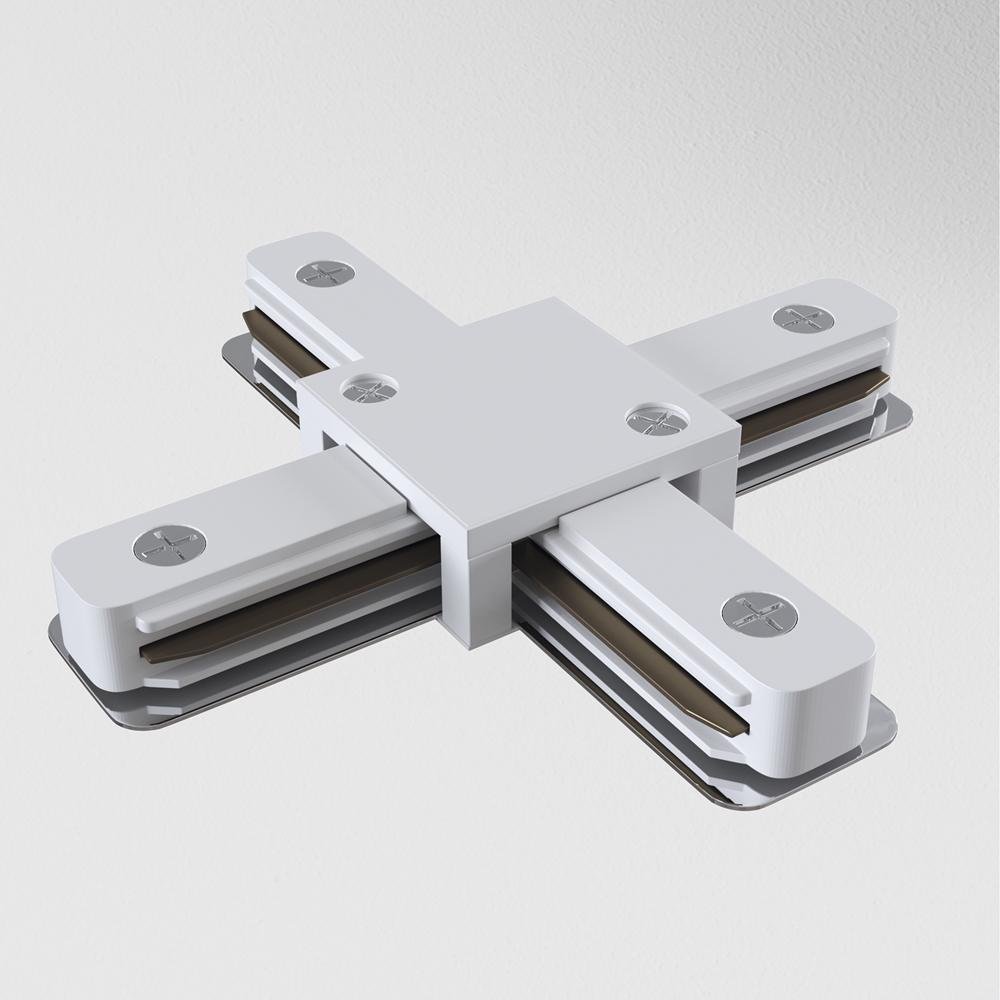 M TRA001CX-11W Spojka X pro kolejnicový systém bílá plast Unity - MAYTONI