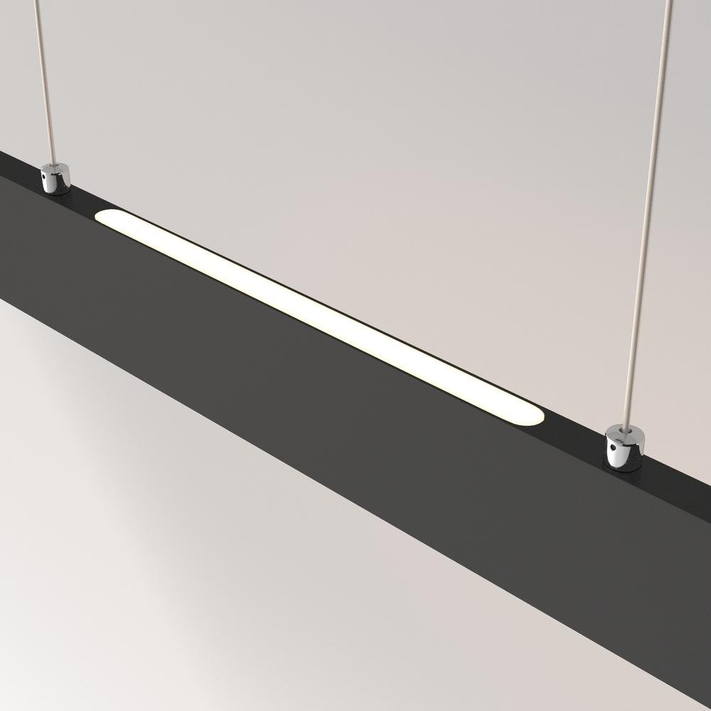 M P010PL-L30B Závěsné svítidlo Step 3000K 30W teplá bílá 1750lm černý kov přímé/nepřímé osvětlení  - MAYTONI (obrázek 3)