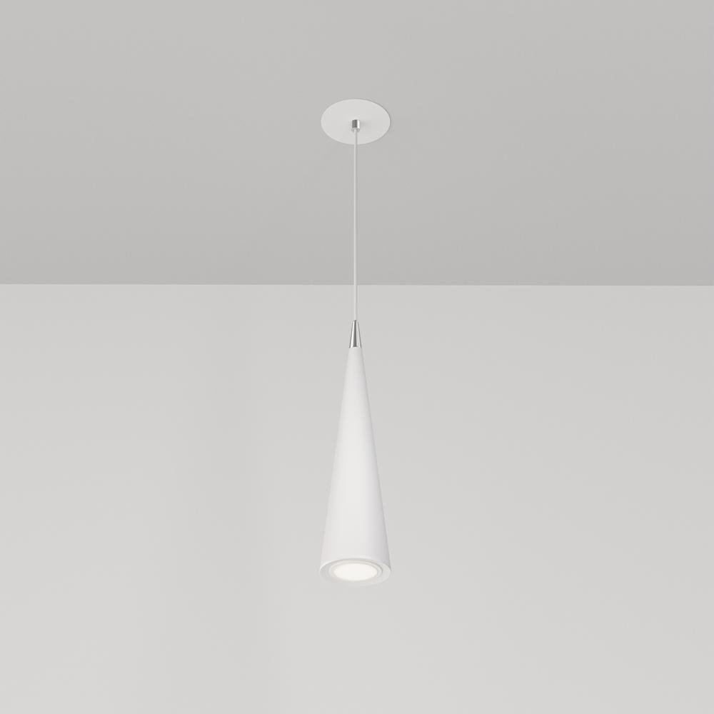 M P318-PL-01-W Závěsné svítidlo Nevill 50W bílý kov výškově nastavitelné - MAYTONI