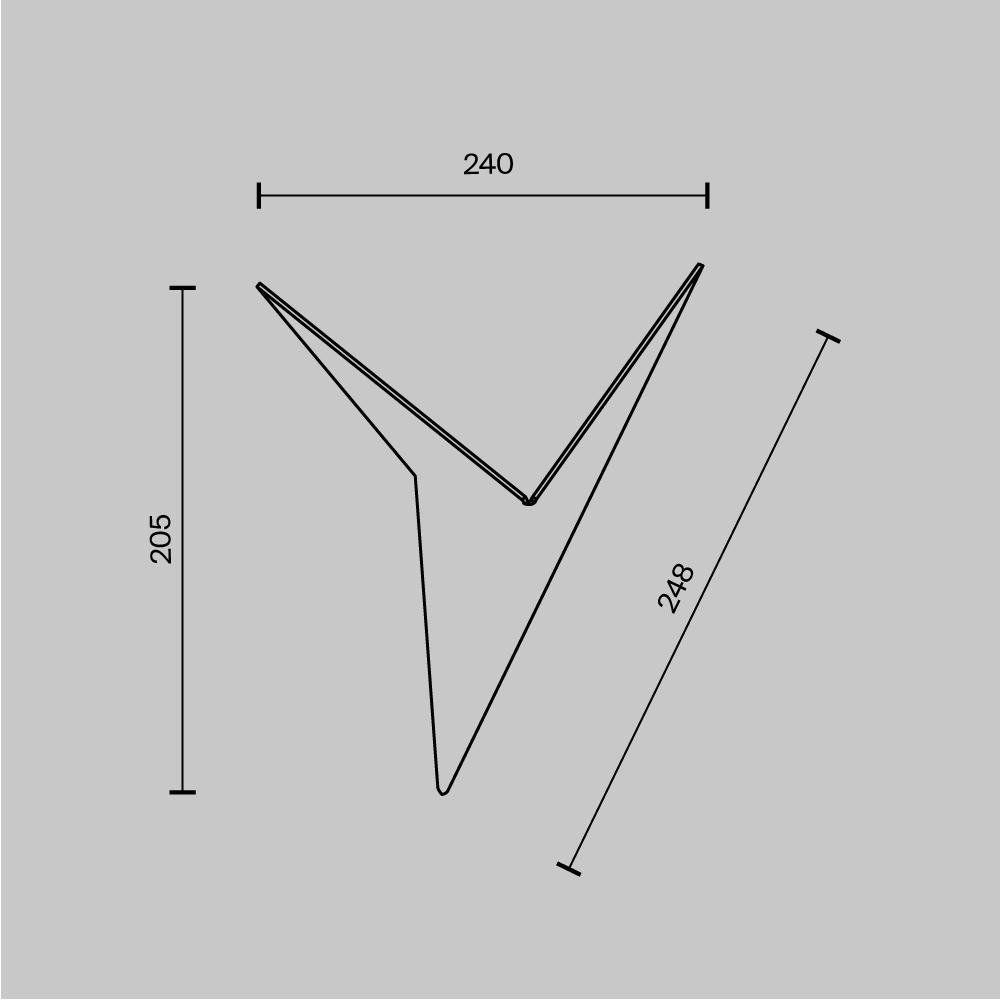 M C808WL-L3B Nástěnné svítidlo Trame 3000K 3W teplá bílá černý kov/sklo designové - MAYTONI (obrázek 7)
