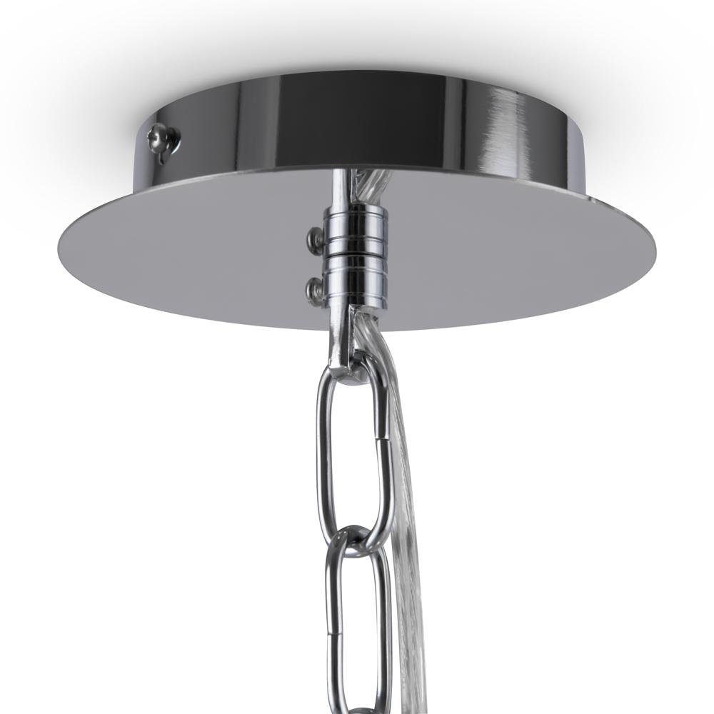 M MOD184-PL-04-CH Lustr Gelid E27 240W čirá chrom kov křišťál designový - MAYTONI (obrázek 2)