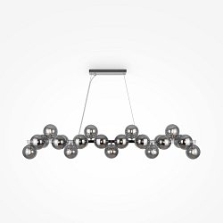 Obrázek pro produkt Závěsné svítidlo Dallas 28W kouřové sklo chrom kov designové - MAYTONI