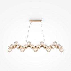 Obrázek pro produkt Závěsné svítidlo Dallas 28W jantarové sklo kov designové - MAYTONI