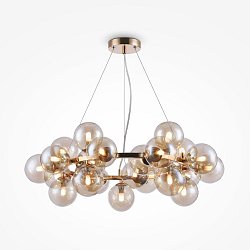 Obrázek pro produkt Závěsné svítidlo Dallas 28W jantarové sklo kov designové - MAYTONI