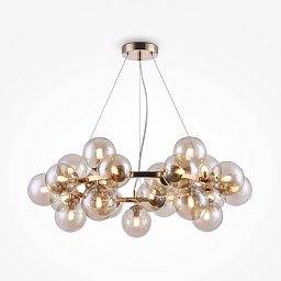 Obrázek pro produkt Závěsné svítidlo Dallas 28W jantarové sklo kov designové - MAYTONI