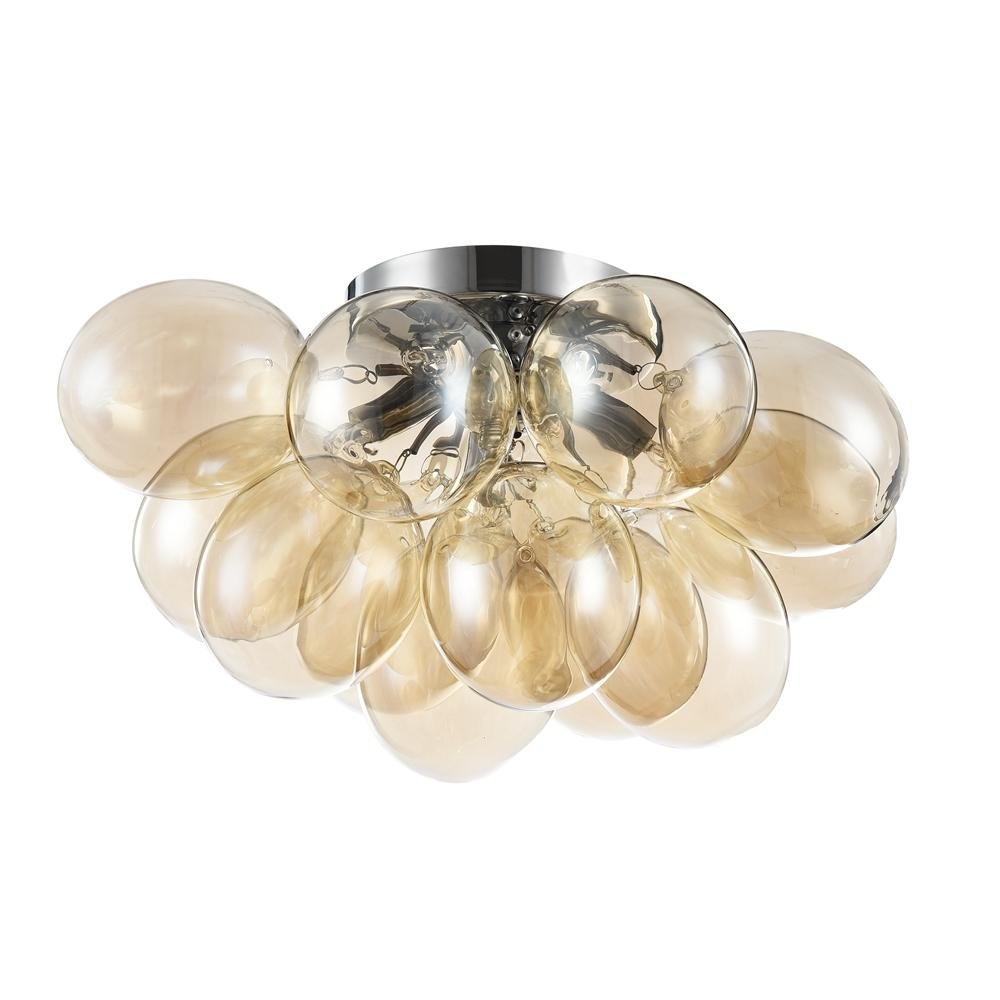 M MOD112-04-G Stropní svítidlo Balbo 4x28W G9 jantarové sklo kov designové - MAYTONI