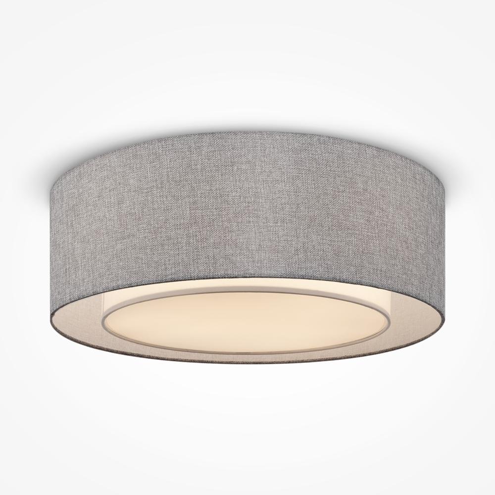 M MOD613CL-04GR Stropní svítidlo Bergamo 3x60W šedá látka kov moderní design - MAYTONI