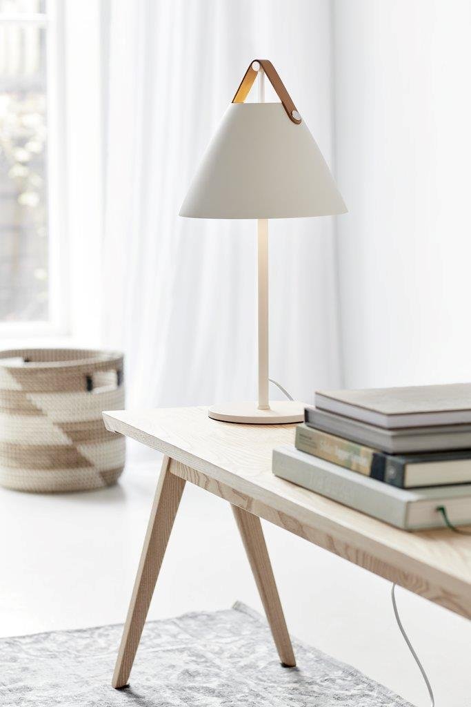 NOR 46205001 Stolní lampa Strap 1x40W E27 bílá - NORDLUX (obrázek 2)