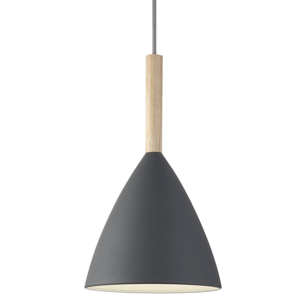 NOR 43293010 Závěsné svítidlo Pure 20 1x40W E27 šedá - NORDLUX