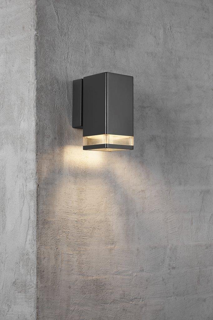 NOR 45321003 Venkovní nástěnné svítidlo Elm 1x20W GU10 černá čirá - NORDLUX (obrázek 4)