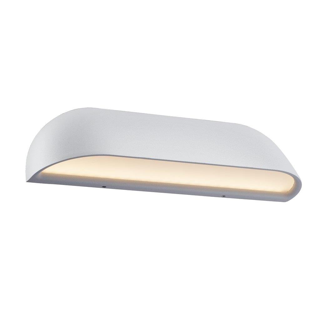 NOR 84081001 Venkovní nástěnné svítidlo Front 26 1x9,8W LED bílá opál - NORDLUX