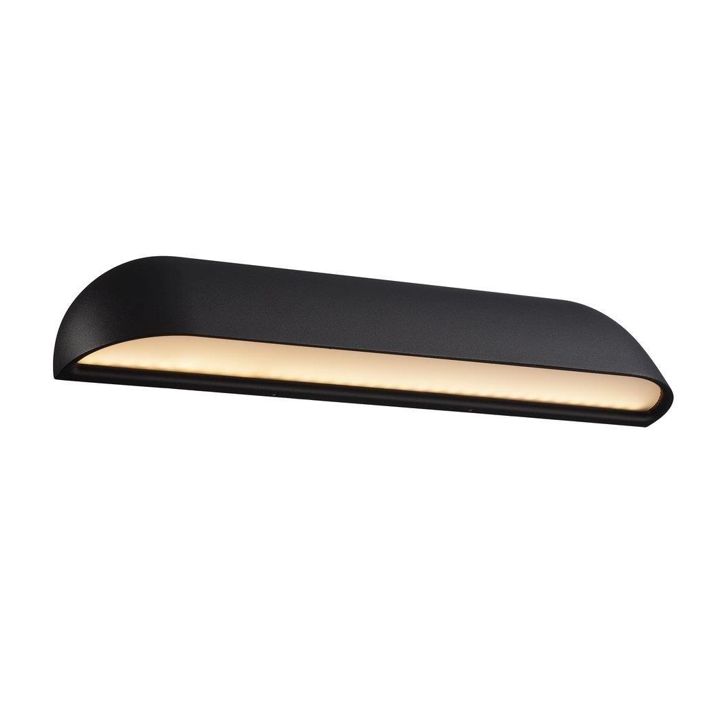 NOR 84091003 Venkovní nástěnné svítidlo Front 36 1x13,9W LED černá opál - NORDLUX