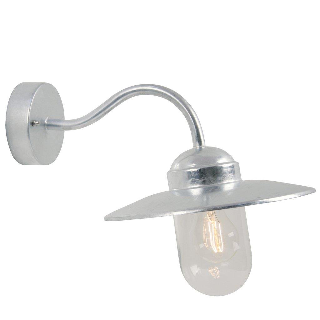 NOR 22671031 Venkovní nástěnné svítidlo Luxembourg 1x60W E27 galvanizovaná čirá - NORDLUX
