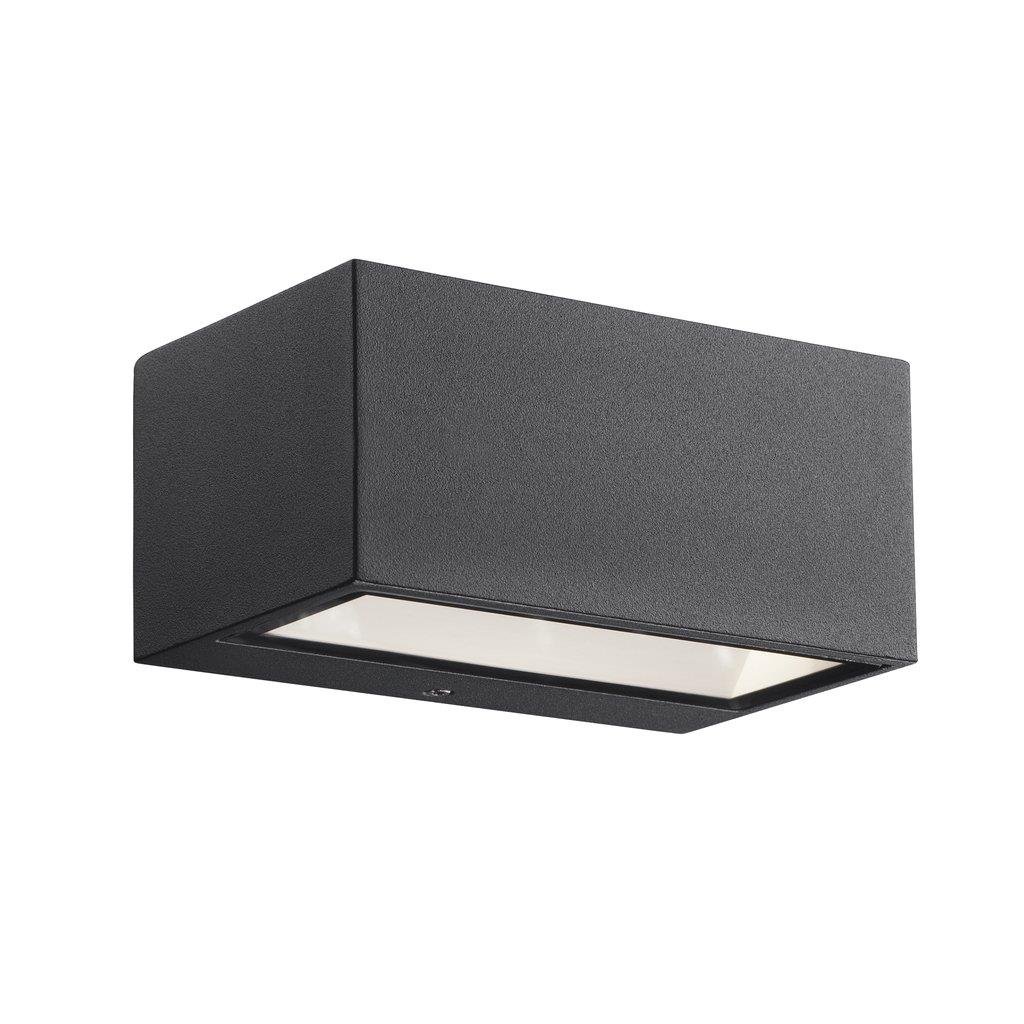 NOR 872723 Venkovní nástěnné svítidlo Nene 1x6W LED černá čirá - NORDLUX
