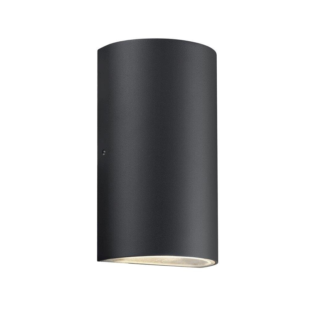 NOR 84141003 Venkovní nástěnné svítidlo Rold 1x9,5W LED černá čirá - NORDLUX
