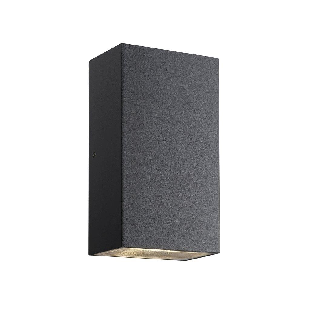 NOR 84151003 Venkovní nástěnné svítidlo Rold 1x9,5W LED černá čirá - NORDLUX