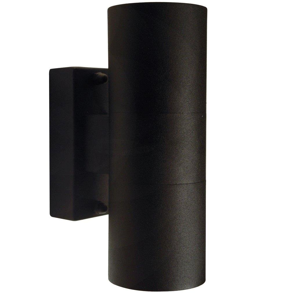 NOR 21279903 Venkovní nástěnné svítidlo Tin 2x35W GU10 černá čirá - NORDLUX