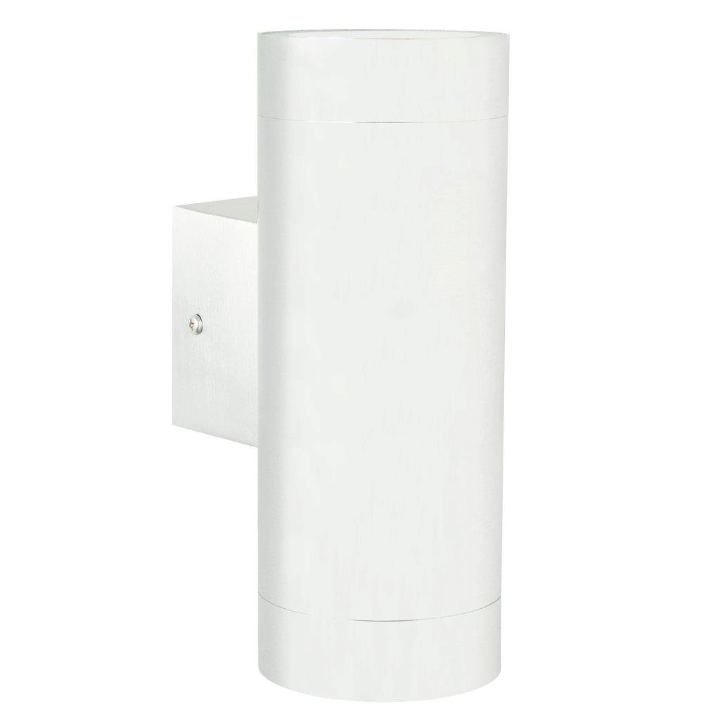 NOR 21519901 Venkovní nástěnné svítidlo Tin Maxi 2x35W GU10 bílá čirá - NORDLUX