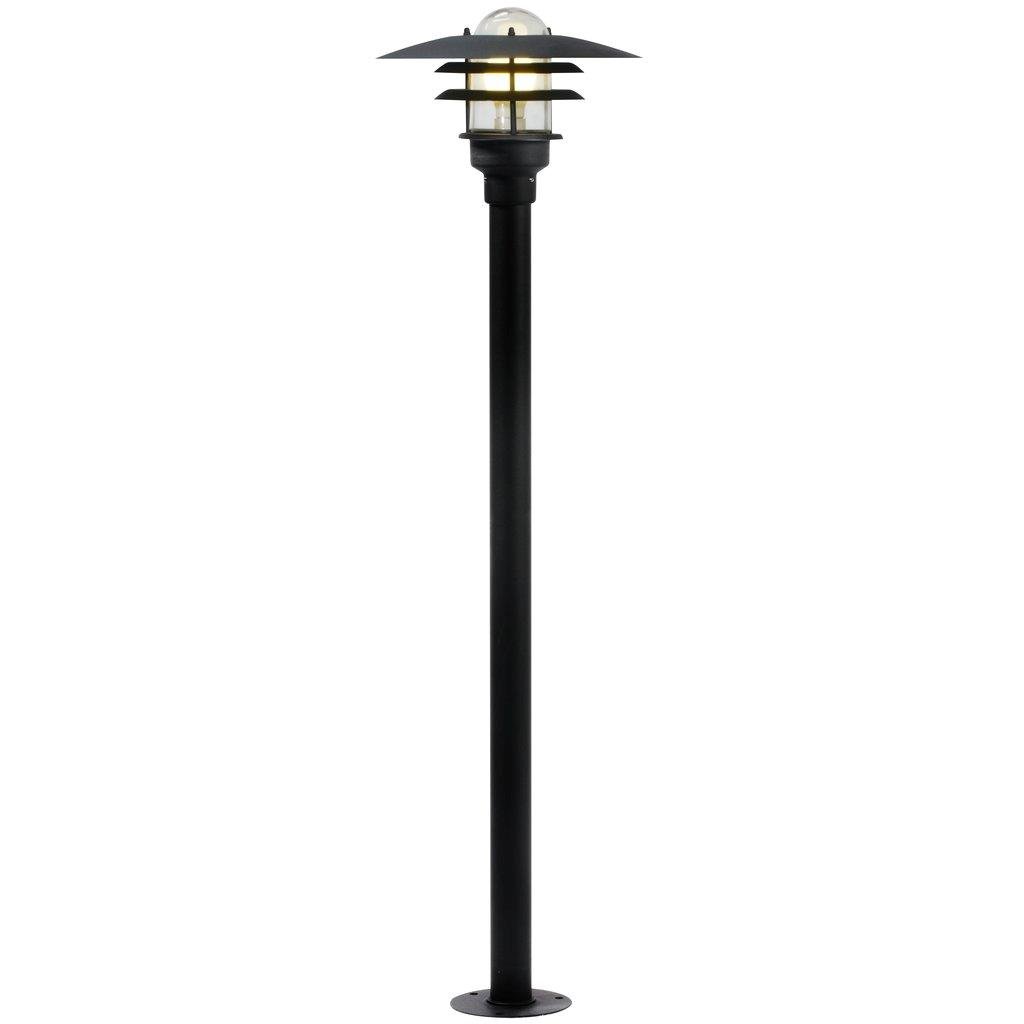 NOR 71428003 Venkovní sloupkové svítidlo Lønstrup 32 1x60W E27 černá čirá - NORDLUX