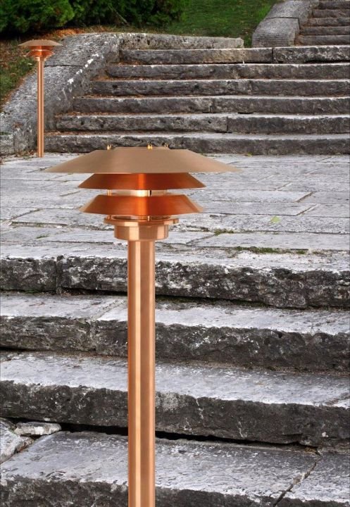NOR 10600725 Venkovní sloupkové svítidlo Venø 1x60W E27 měď čirá - NORDLUX (obrázek 2)