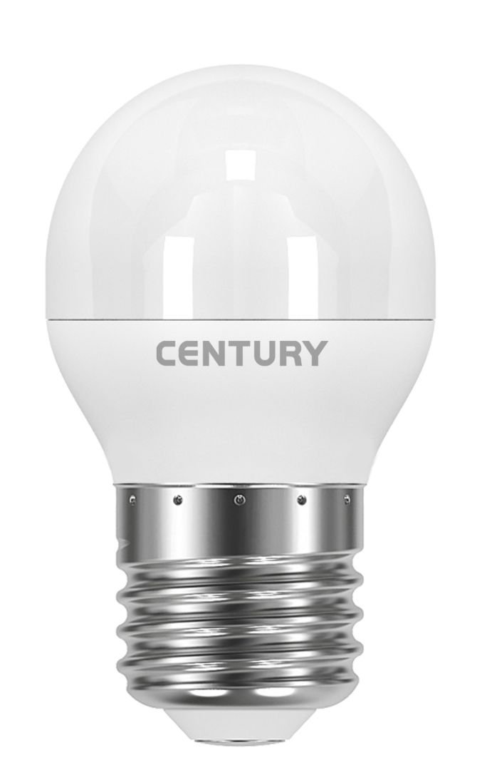 CEN ONH1G-062765 LED MINI GLOBE ONDA 6W E27 6500K 520Lm 200d 45x78mm IP20 - CENTURY