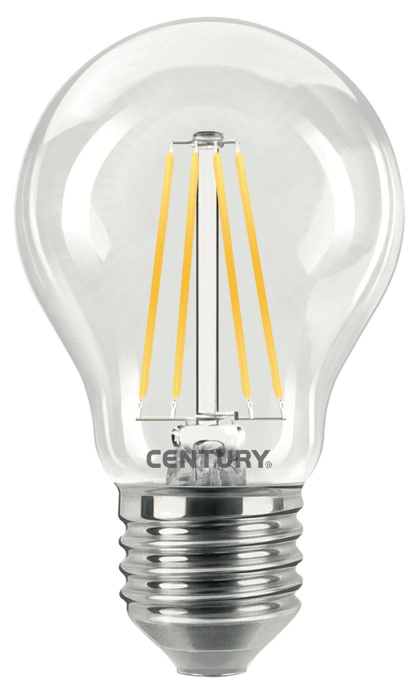 Century LED FILAMENT HRUŠKA ČIRÁ 4W E27 4000K 470Lm 360d 60x105mm IP20 CEN ING3-042740 Teplá bílá Čirá
