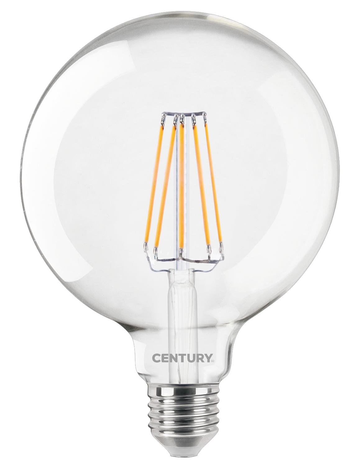 CENTURY LED GLOBE 10W E27 G125, 6000K, denní bílá