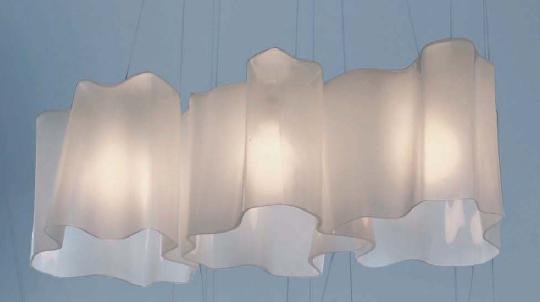 Levně AR 0697020A Závěsné svítidlo Logico MINI 3 in linea 3x70W výška skla 22cm - ARTEMIDE