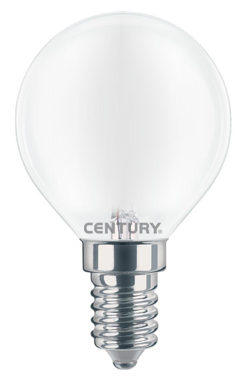 CEN INSH1G-061460 LED FILAMENT MINI GLOBE SATEN 6W E14 6000K 806Lm 360d 45x80mm IP20 - CENTURY